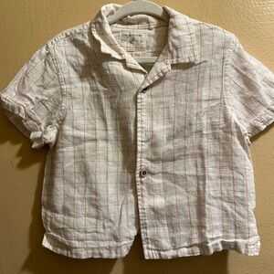 Ginger snaps Casual White Plaid Shirt